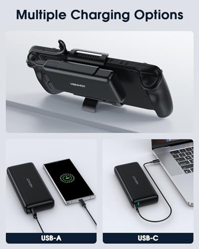 20000mAh PD |0 Power Bank for Steam Deck
| Portable Battery Bank for Laptop - 65W Compatible with Dell, Lenovo, Asus
|