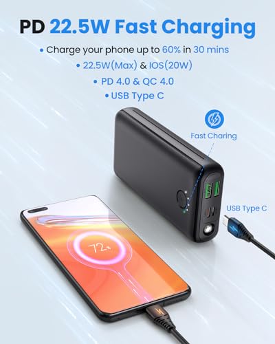 Portable Charger Power Bank 30000mAh USB C Fast Charging Battery Bank for iPhone Samsung GalaxyiPad  
Portable Charger P