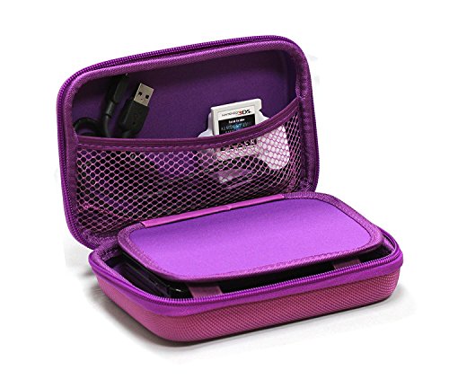 Navitech Purple Power Bank EVA Case for iMuto 20000mAh - Compact & Travel Friendly + Mfi Certified Cable
