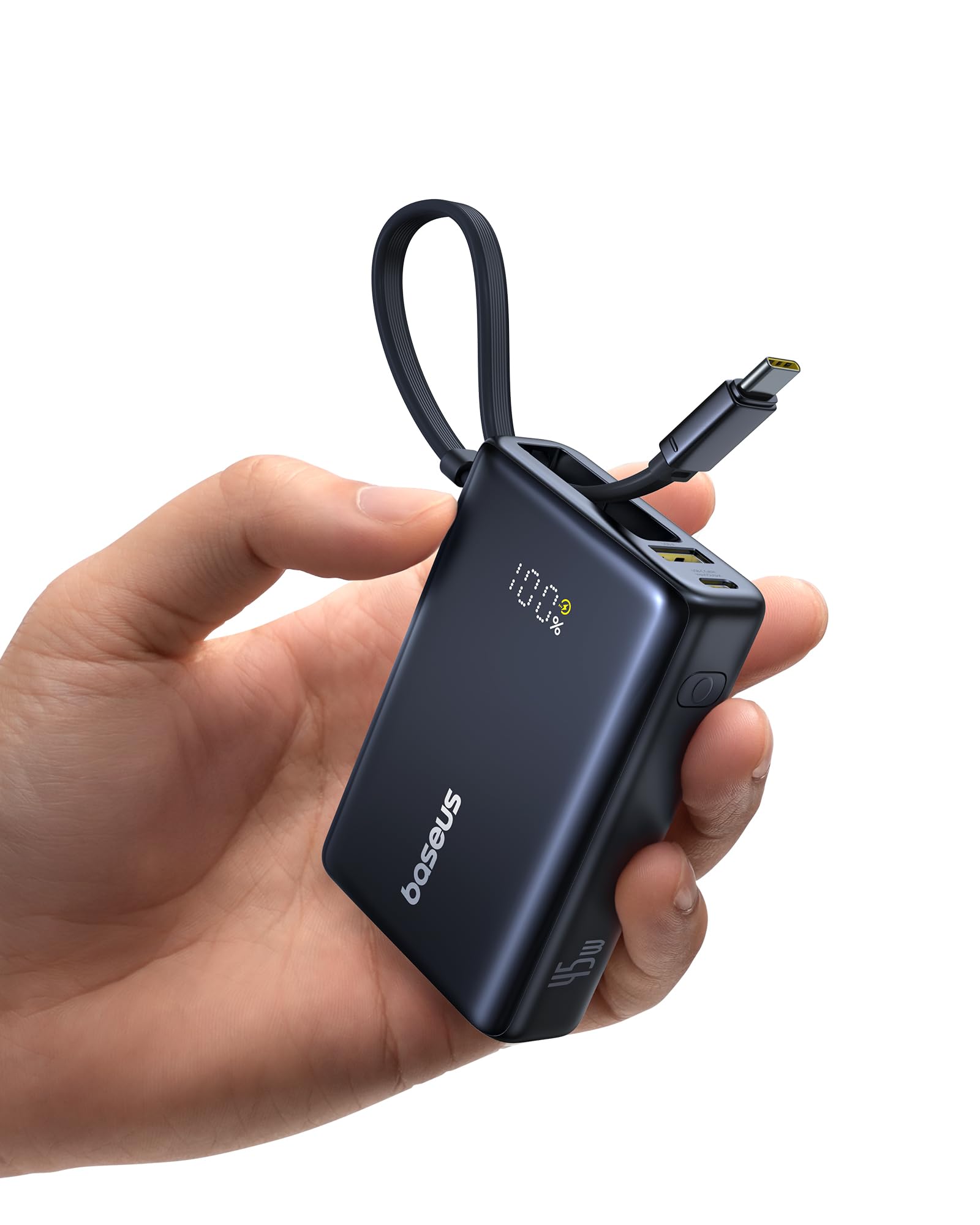 Baseus Picogo 10000mAh 45W Fast Charging Power Bank for iPhone 16/15/14/13 Series and More  
Baseus Picogo 10000mAh 45W