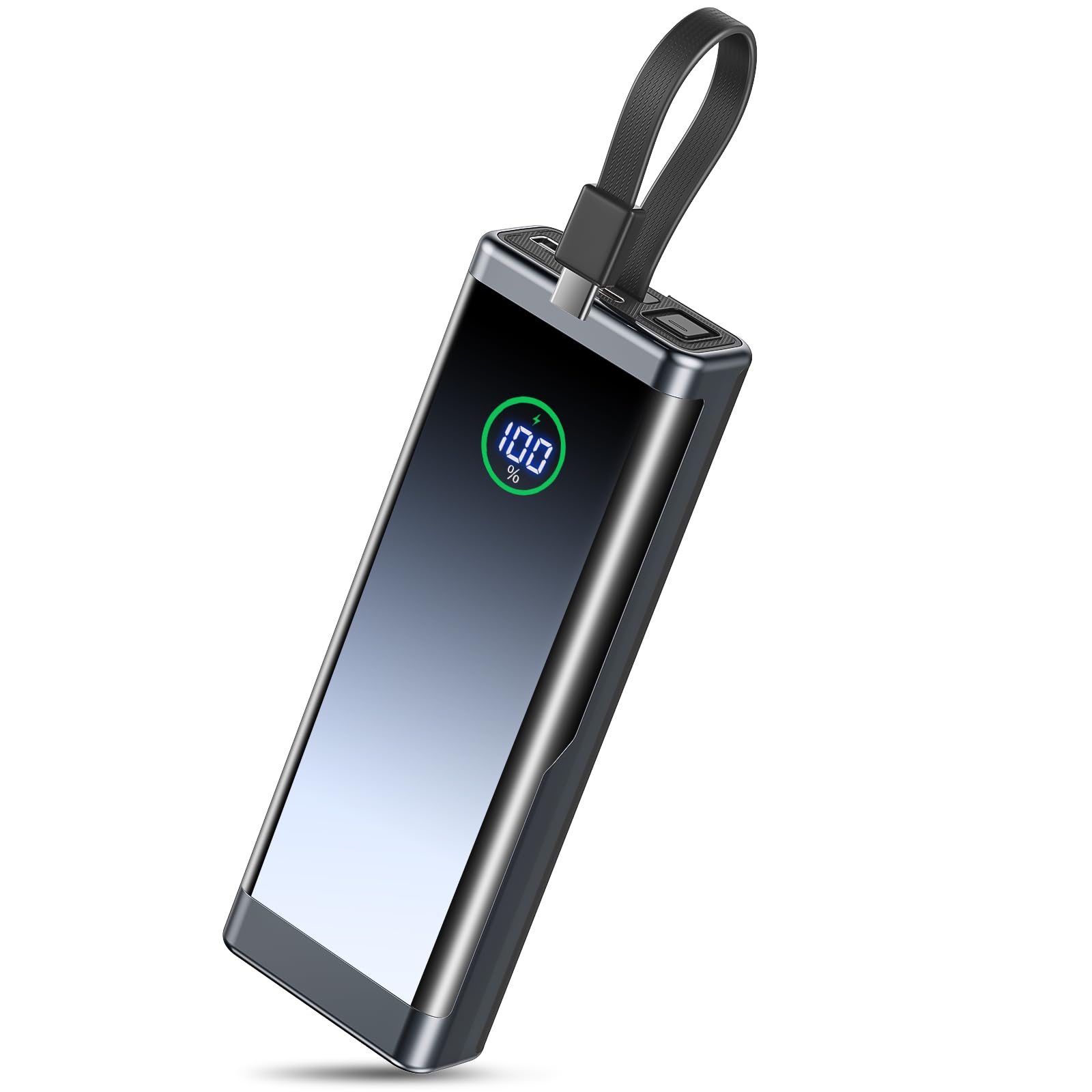 Portable Charger 40000mAh Power Bank with Fast Charging for iPhone 16/15/14/13, Black  
Portable Charger 40000mAh Power