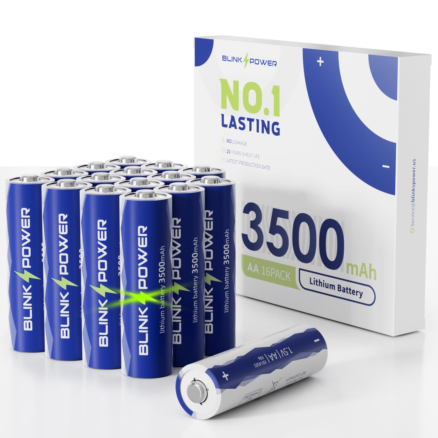 NO.1 Long-lasting 3500mAh AA Lithium Batteries, Perfect for Electronics Enthusiasts
| High Capacity 3500mAh AA Lithium