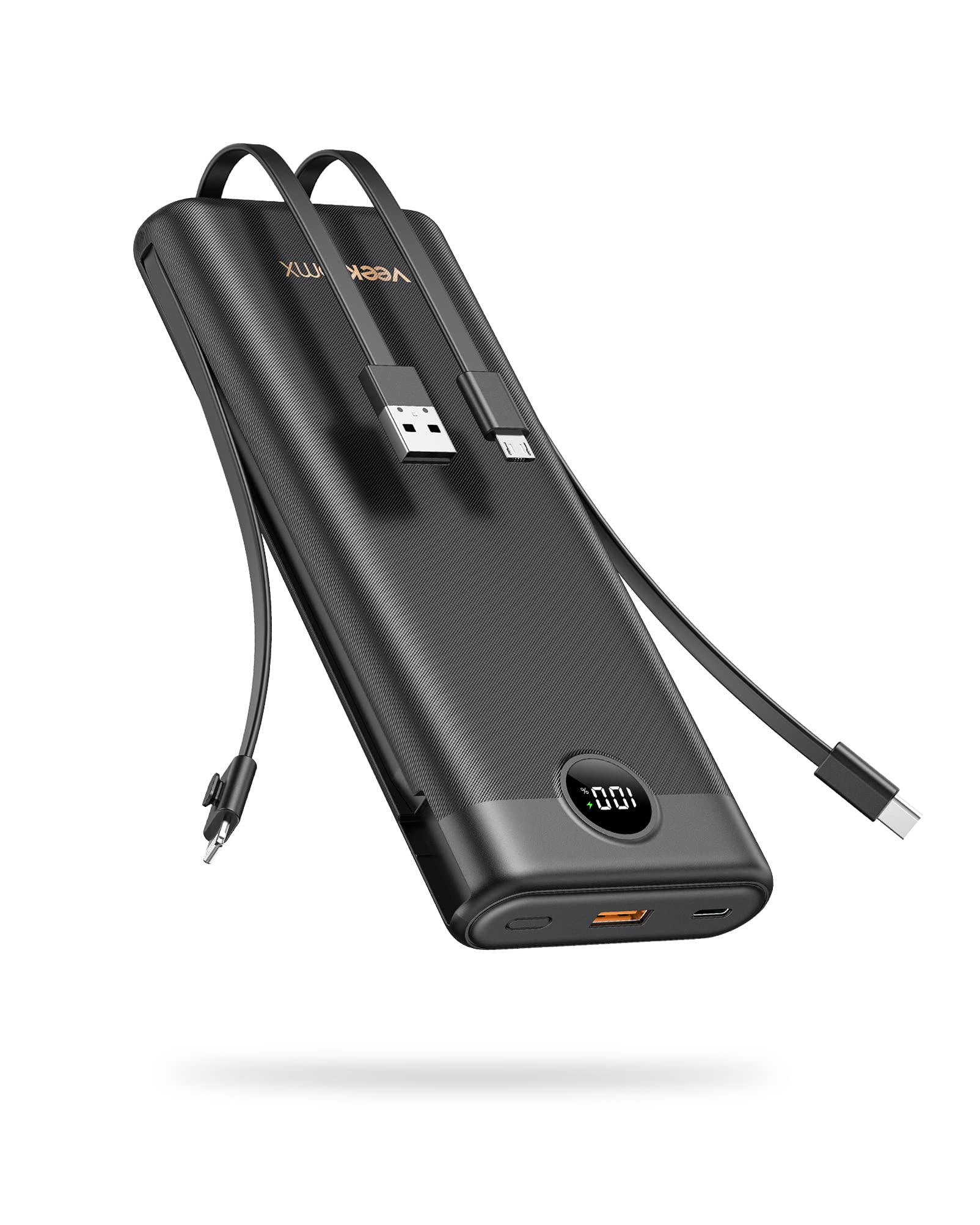 VEKTOMX 30000mAh 2|5W Fast Charging Power Bank for iPhone, Samsung, Android Devices
VEKTOMX 30000mAh USB C Portable Char